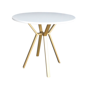 Aster Bistro Table, Gold Base