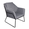 Bismarck Gray Armchair