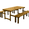 Bratton Picnic Table and Bench