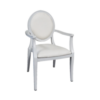 White Dior Dining Armchair