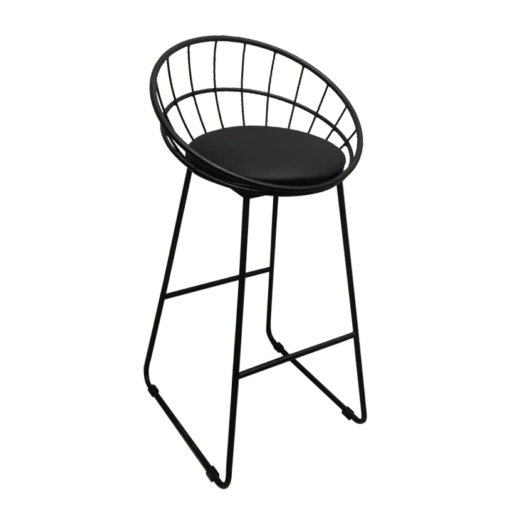 Florence Black Wire Barstool