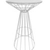 Fontana White Wire Cocktail Table