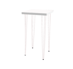 Hairpin Dice White High Table