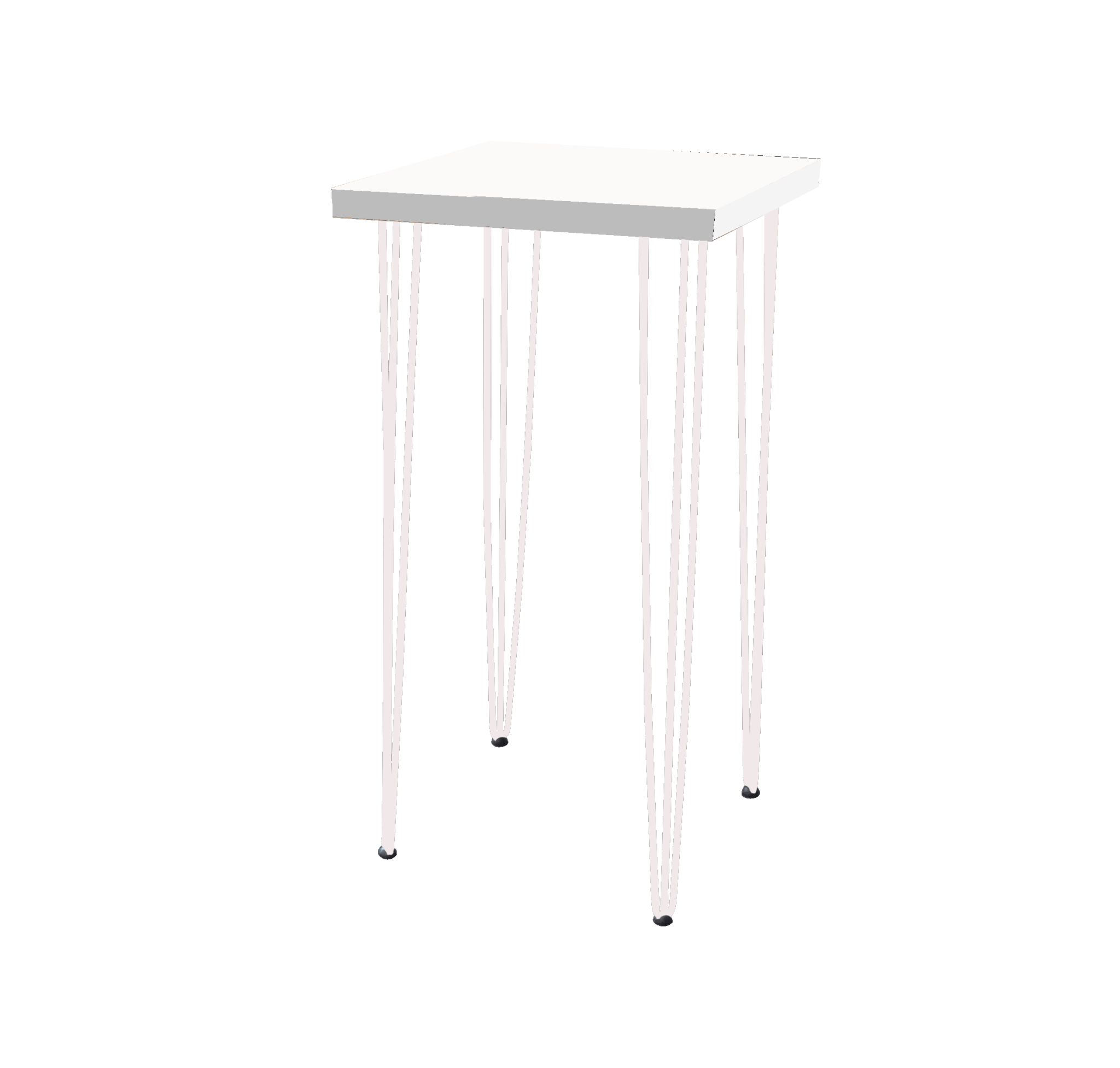 Hairpin Dice White High Table