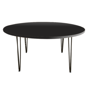 Hairpin Opal Black Dining Table