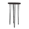Hairpin Pearl Black High Table