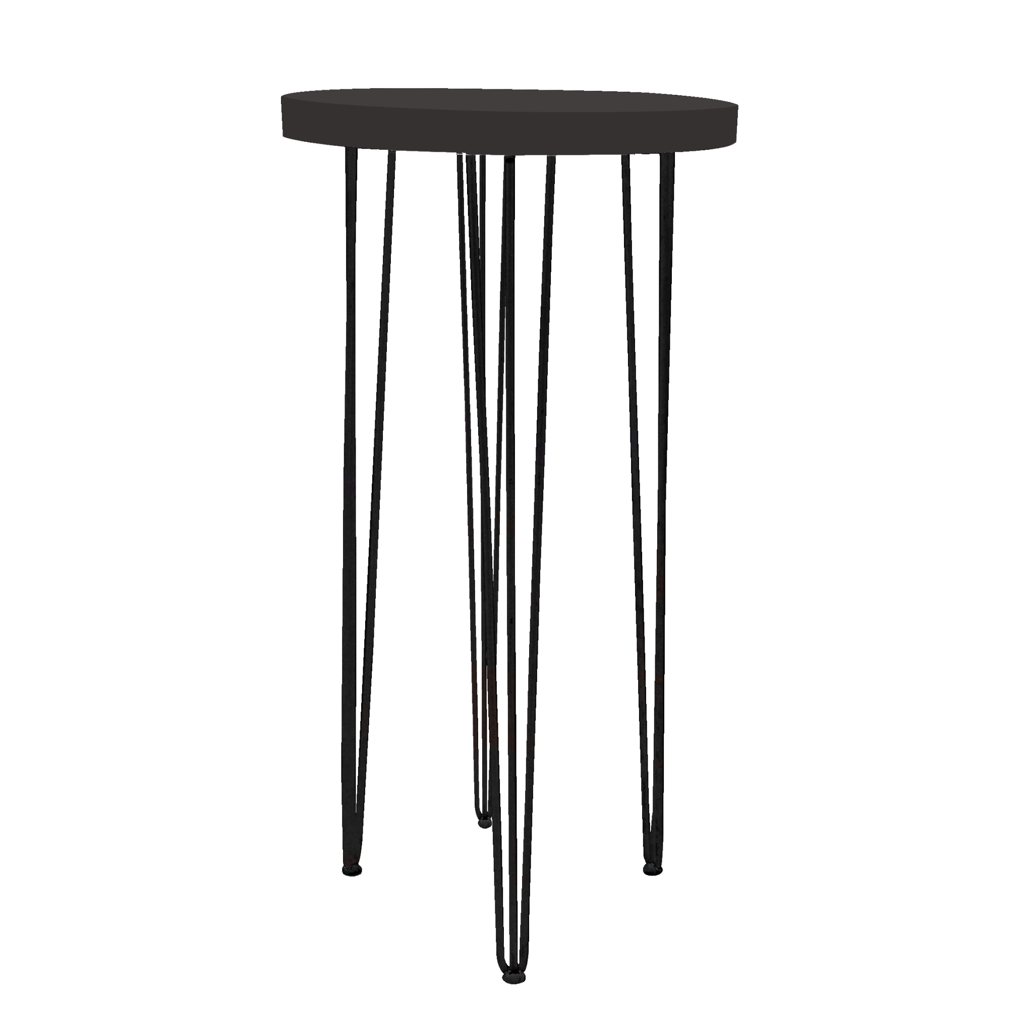 Hairpin Pearl Black High Table