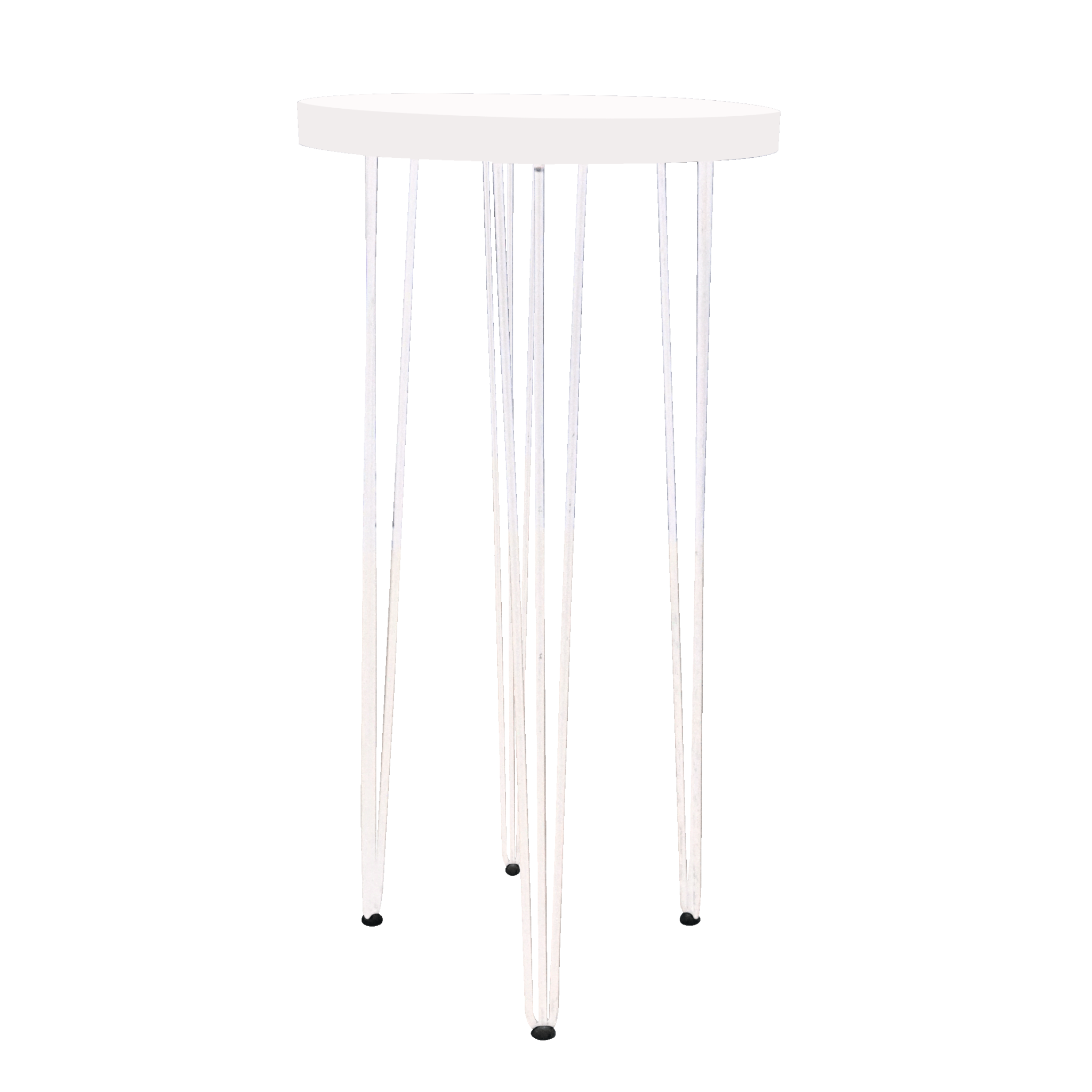 Hairpin Pearl White High Table