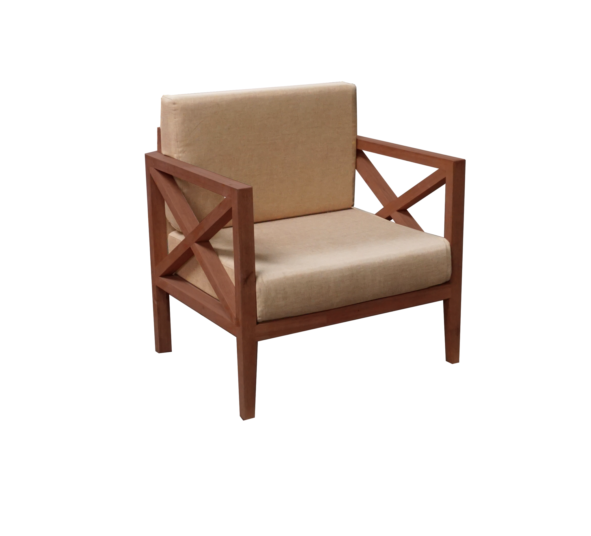 Norfolk 1-Seater Wooden Armchair