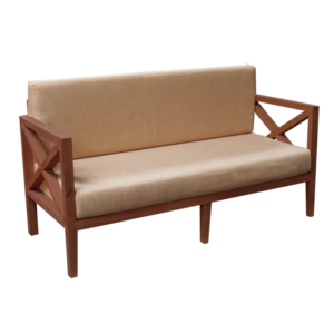 Norfolk 2-Seater Wooden Sofa