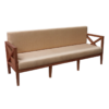 Norfolk 3-Seater Wooden Sofa