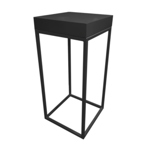 Menorca Black High Table