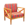 Norfolk Arabic 1-Seater Wooden Armchair
