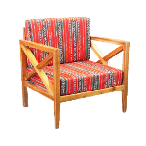 Norfolk Arabic 1-Seater Wooden Armchair