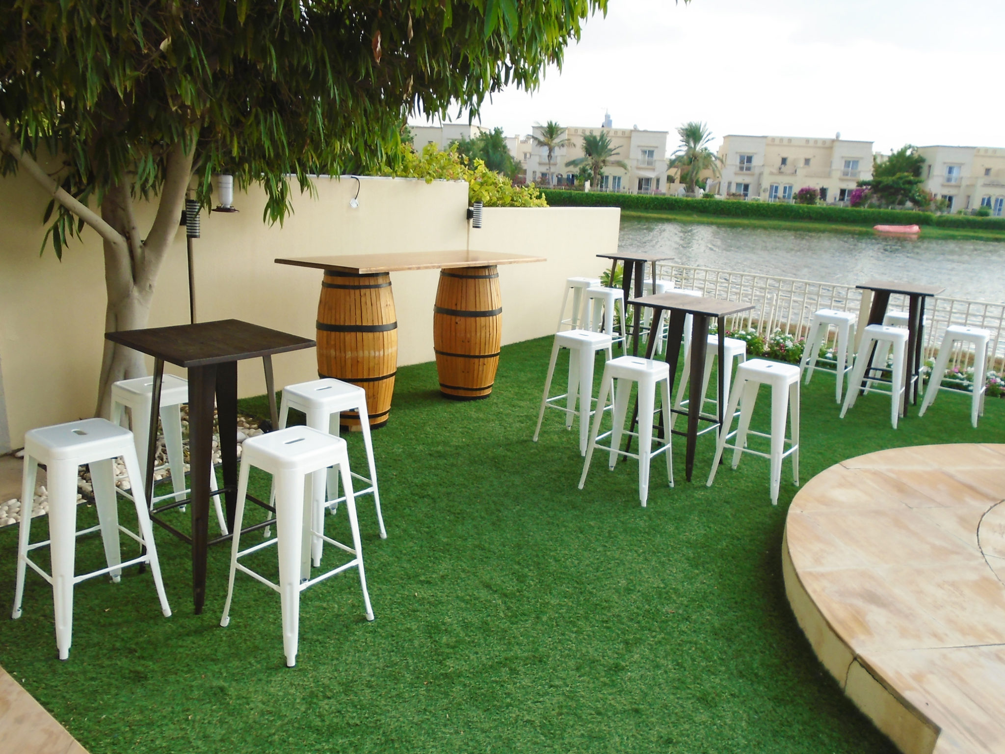 Pauchard Rustic Outdoor High Table