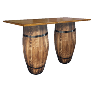 Provinzia Wooden Barrel Bar Table