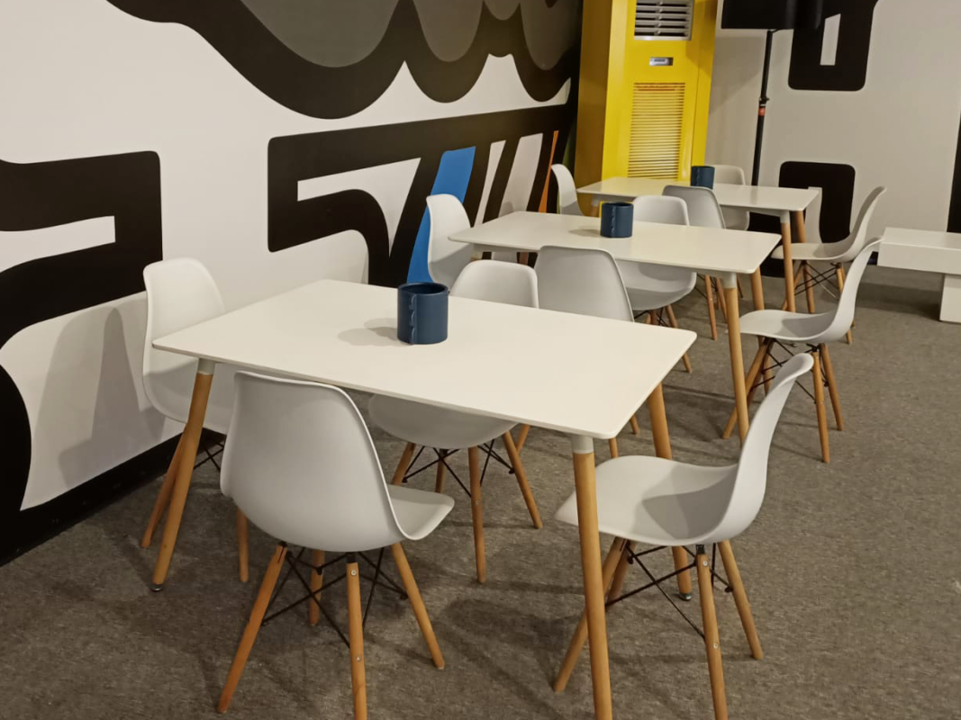 Scandinavian Rectangular Dining Table