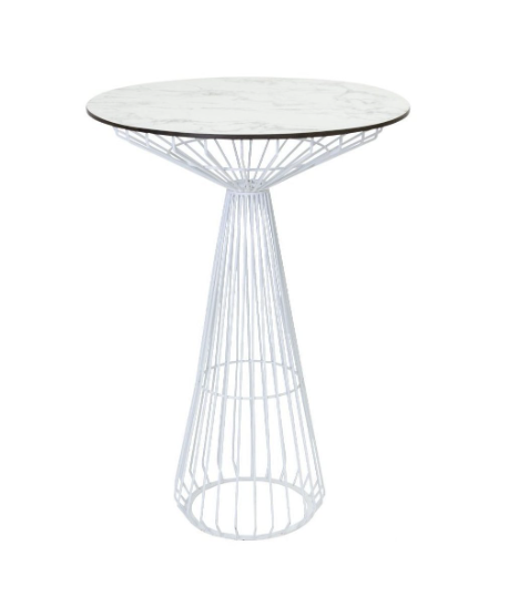 Wired Cocktail Table – white