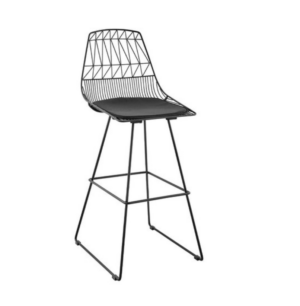 Arrow Black Wire Barstool