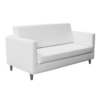 Sophie White 2-Seater Sofa
