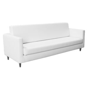 Sophie White 3-Seater Sofa