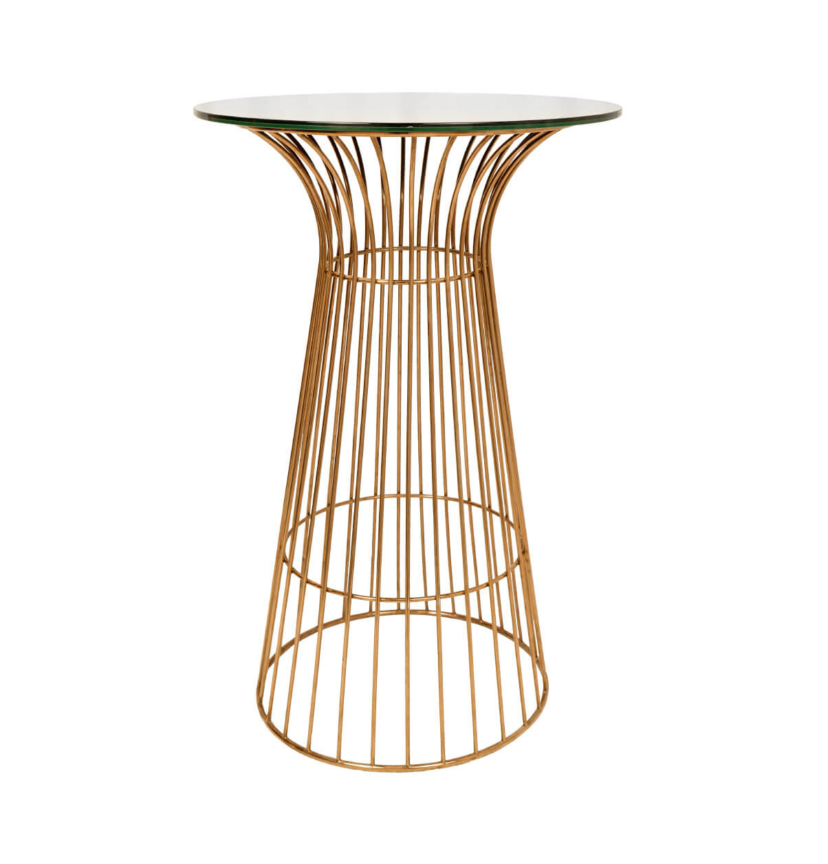 Rose Gold Wire Cocktail Table