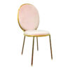 Round Back Chair Pink