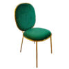 Round Back Chair Green
