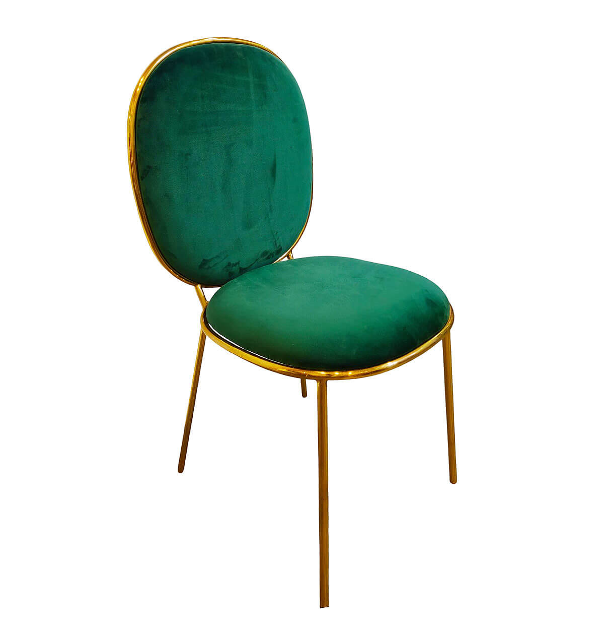 Round Back Chair Green
